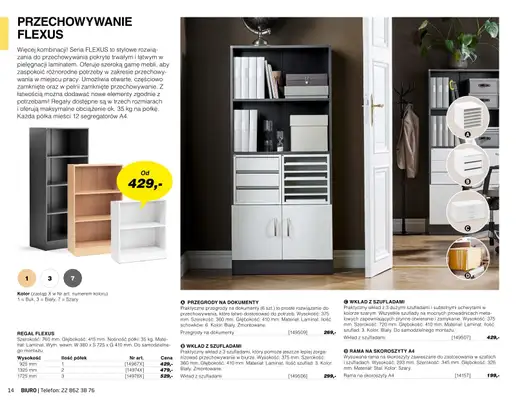 AJ Produkty - gazetka promocyjna Biuro - katalog jesień od środy 01.09 do poniedziałku 31.01 - strona 12 AJ Produkty - gazetka promocyjna Biuro - katalog jesień od środy 01.09 do poniedziałku 31.01 - strona 12