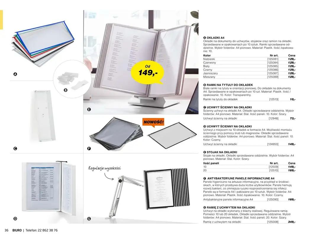 AJ Produkty - gazetka promocyjna Biuro - katalog jesień od środy 01.09 do poniedziałku 31.01 - strona 34