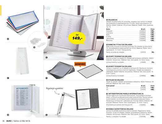 AJ Produkty - gazetka promocyjna Biuro - katalog jesień od środy 01.09 do poniedziałku 31.01 - strona 34 AJ Produkty - gazetka promocyjna Biuro - katalog jesień od środy 01.09 do poniedziałku 31.01 - strona 34