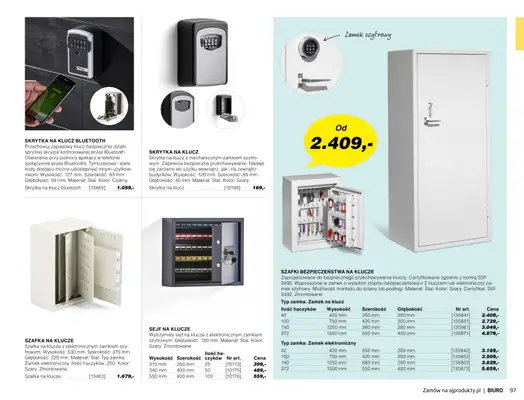 AJ Produkty - gazetka promocyjna Biuro - katalog jesień od środy 01.09 do poniedziałku 31.01 - strona 95 AJ Produkty - gazetka promocyjna Biuro - katalog jesień od środy 01.09 do poniedziałku 31.01 - strona 95