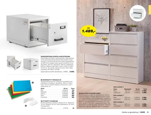 AJ Produkty - gazetka promocyjna Biuro - katalog jesień od środy 01.09 do poniedziałku 31.01 - strona 83 AJ Produkty - gazetka promocyjna Biuro - katalog jesień od środy 01.09 do poniedziałku 31.01 - strona 83