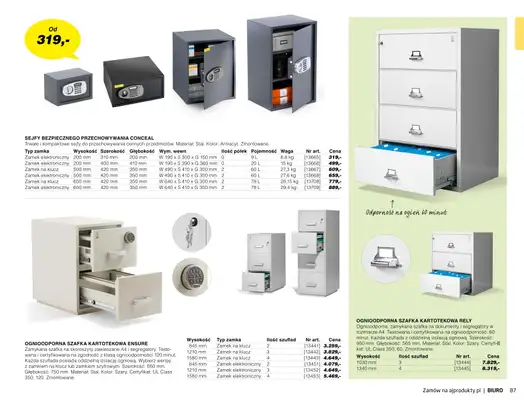 AJ Produkty - gazetka promocyjna Biuro - katalog jesień od środy 01.09 do poniedziałku 31.01 - strona 85 AJ Produkty - gazetka promocyjna Biuro - katalog jesień od środy 01.09 do poniedziałku 31.01 - strona 85