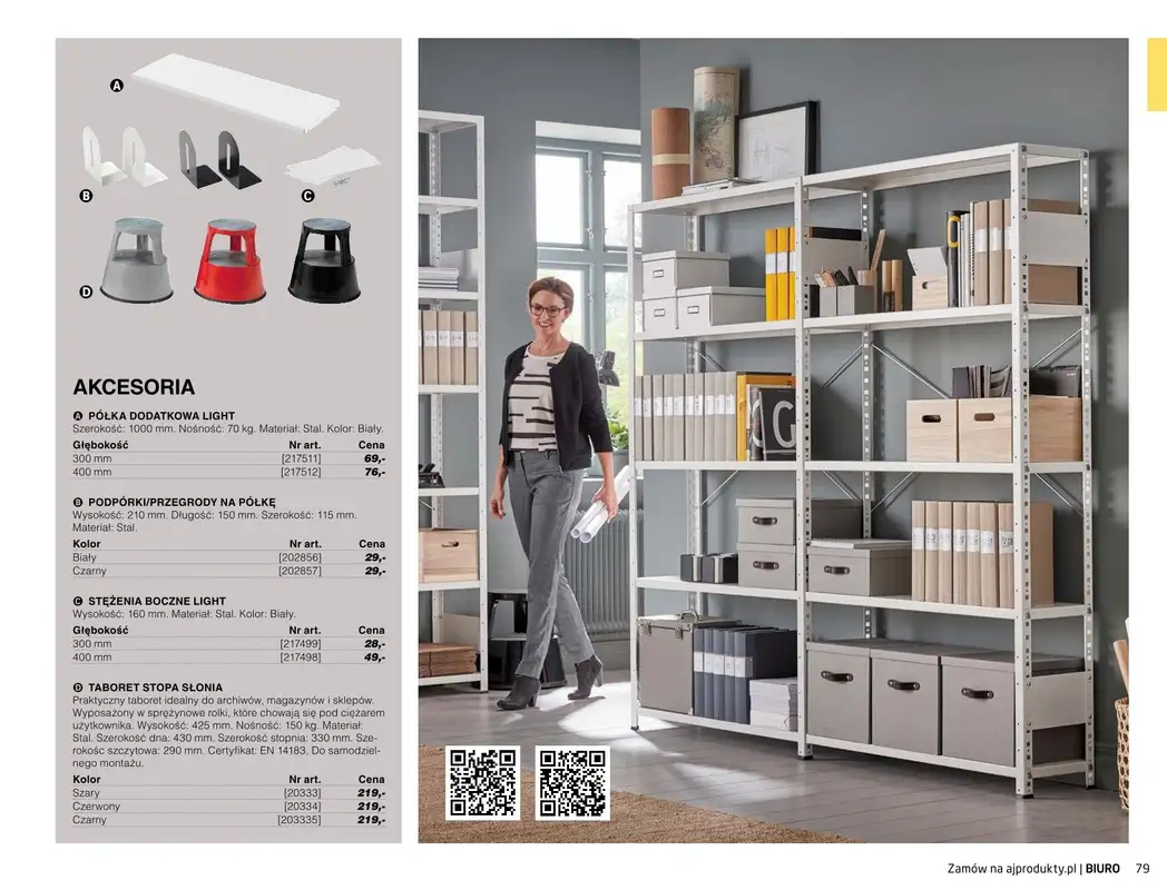 AJ Produkty - gazetka promocyjna Biuro - katalog jesień od środy 01.09 do poniedziałku 31.01 - strona 77