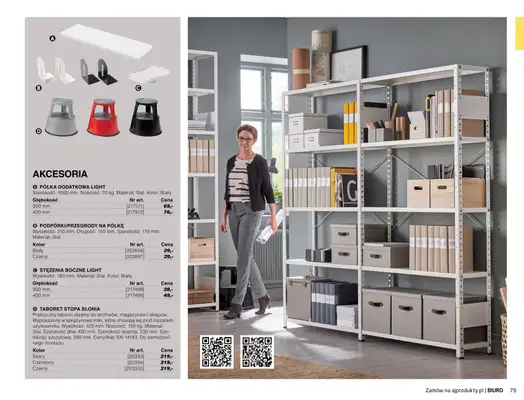 AJ Produkty - gazetka promocyjna Biuro - katalog jesień od środy 01.09 do poniedziałku 31.01 - strona 77 AJ Produkty - gazetka promocyjna Biuro - katalog jesień od środy 01.09 do poniedziałku 31.01 - strona 77