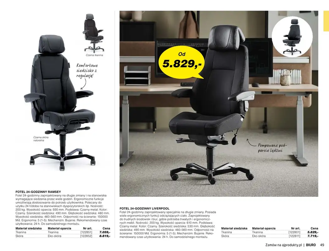 AJ Produkty - gazetka promocyjna Biuro - katalog jesień od środy 01.09 do poniedziałku 31.01 - strona 47