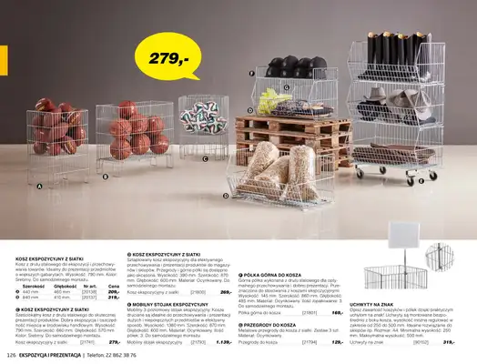 AJ Produkty - gazetka promocyjna Ekspozycja i prezentacja - katalog jesień od środy 01.09 do poniedziałku 31.01 - strona 25 AJ Produkty - gazetka promocyjna Ekspozycja i prezentacja - katalog jesień od środy 01.09 do poniedziałku 31.01 - strona 25
