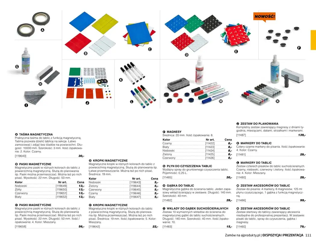 AJ Produkty - gazetka promocyjna Ekspozycja i prezentacja - katalog jesień od środy 01.09 do poniedziałku 31.01 - strona 10
