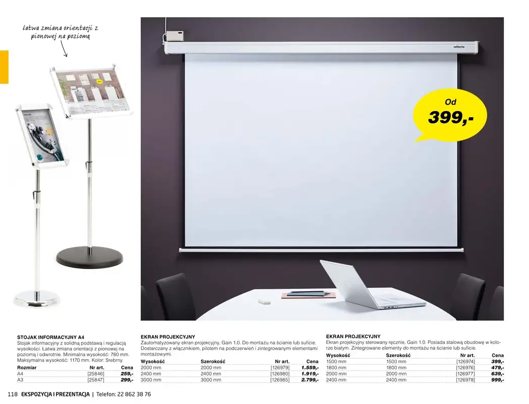 AJ Produkty - gazetka promocyjna Ekspozycja i prezentacja - katalog jesień od środy 01.09 do poniedziałku 31.01 - strona 17