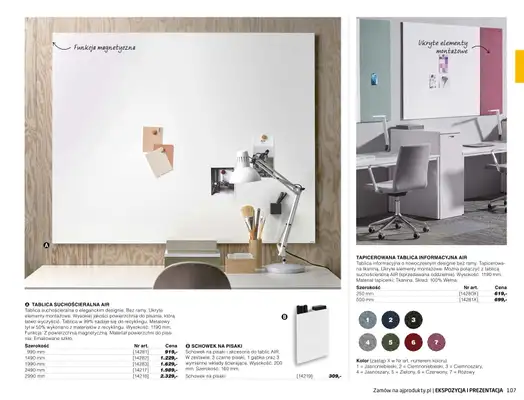 AJ Produkty - gazetka promocyjna Ekspozycja i prezentacja - katalog jesień od środy 01.09 do poniedziałku 31.01 - strona 6 AJ Produkty - gazetka promocyjna Ekspozycja i prezentacja - katalog jesień od środy 01.09 do poniedziałku 31.01 - strona 6