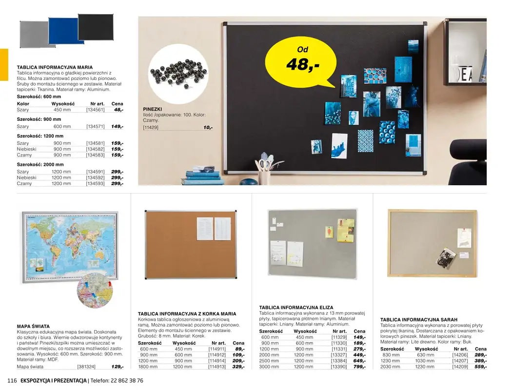 AJ Produkty - gazetka promocyjna Ekspozycja i prezentacja - katalog jesień od środy 01.09 do poniedziałku 31.01 - strona 15