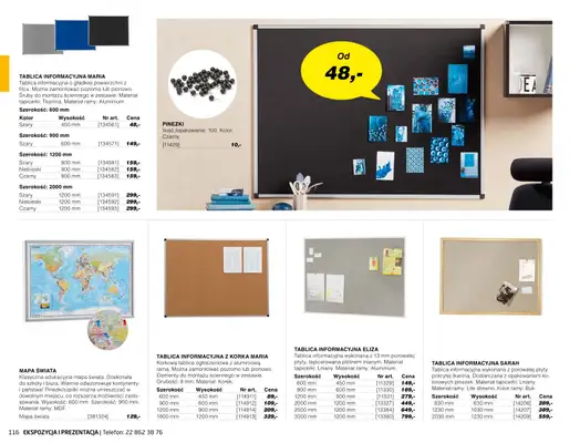 AJ Produkty - gazetka promocyjna Ekspozycja i prezentacja - katalog jesień od środy 01.09 do poniedziałku 31.01 - strona 15 AJ Produkty - gazetka promocyjna Ekspozycja i prezentacja - katalog jesień od środy 01.09 do poniedziałku 31.01 - strona 15
