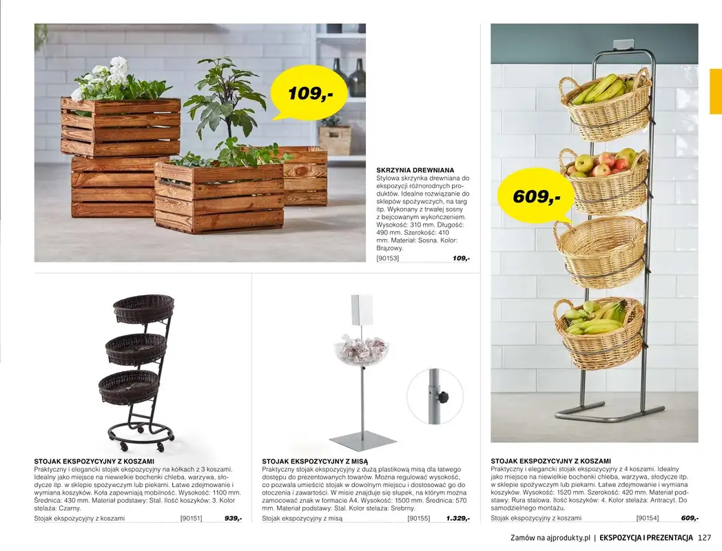 AJ Produkty - gazetka promocyjna Ekspozycja i prezentacja - katalog jesień od środy 01.09 do poniedziałku 31.01 - strona 26