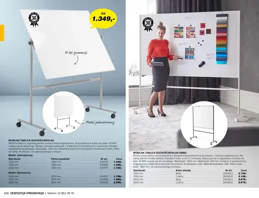 AJ Produkty - gazetka promocyjna Ekspozycja i prezentacja - katalog jesień od środy 01.09 do poniedziałku 31.01 - strona 7 AJ Produkty - gazetka promocyjna Ekspozycja i prezentacja - katalog jesień od środy 01.09 do poniedziałku 31.01 - strona 7