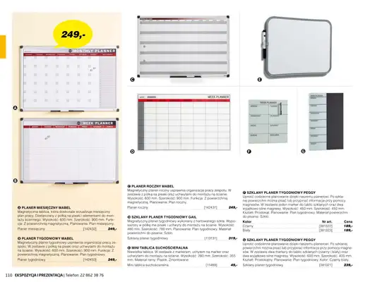 AJ Produkty - gazetka promocyjna Ekspozycja i prezentacja - katalog jesień od środy 01.09 do poniedziałku 31.01 - strona 9 AJ Produkty - gazetka promocyjna Ekspozycja i prezentacja - katalog jesień od środy 01.09 do poniedziałku 31.01 - strona 9