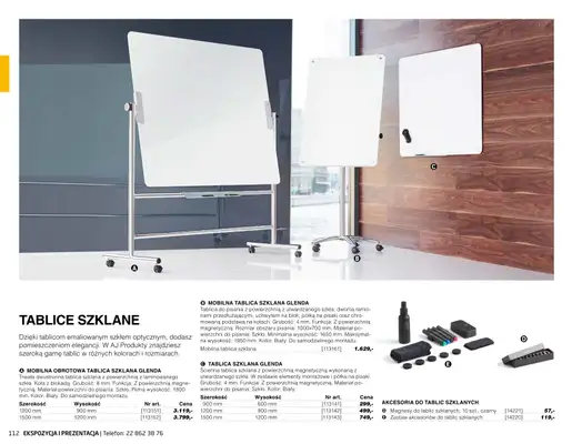 AJ Produkty - gazetka promocyjna Ekspozycja i prezentacja - katalog jesień od środy 01.09 do poniedziałku 31.01 - strona 11 AJ Produkty - gazetka promocyjna Ekspozycja i prezentacja - katalog jesień od środy 01.09 do poniedziałku 31.01 - strona 11