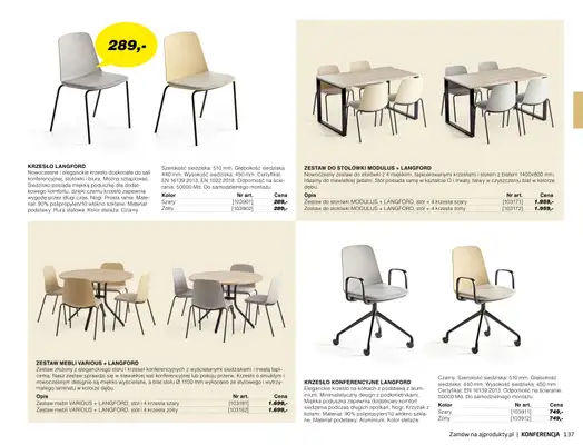 AJ Produkty - gazetka promocyjna Konferencja - katalog jesień od środy 01.09 do poniedziałku 31.01 - strona 10 AJ Produkty - gazetka promocyjna Konferencja - katalog jesień od środy 01.09 do poniedziałku 31.01 - strona 10