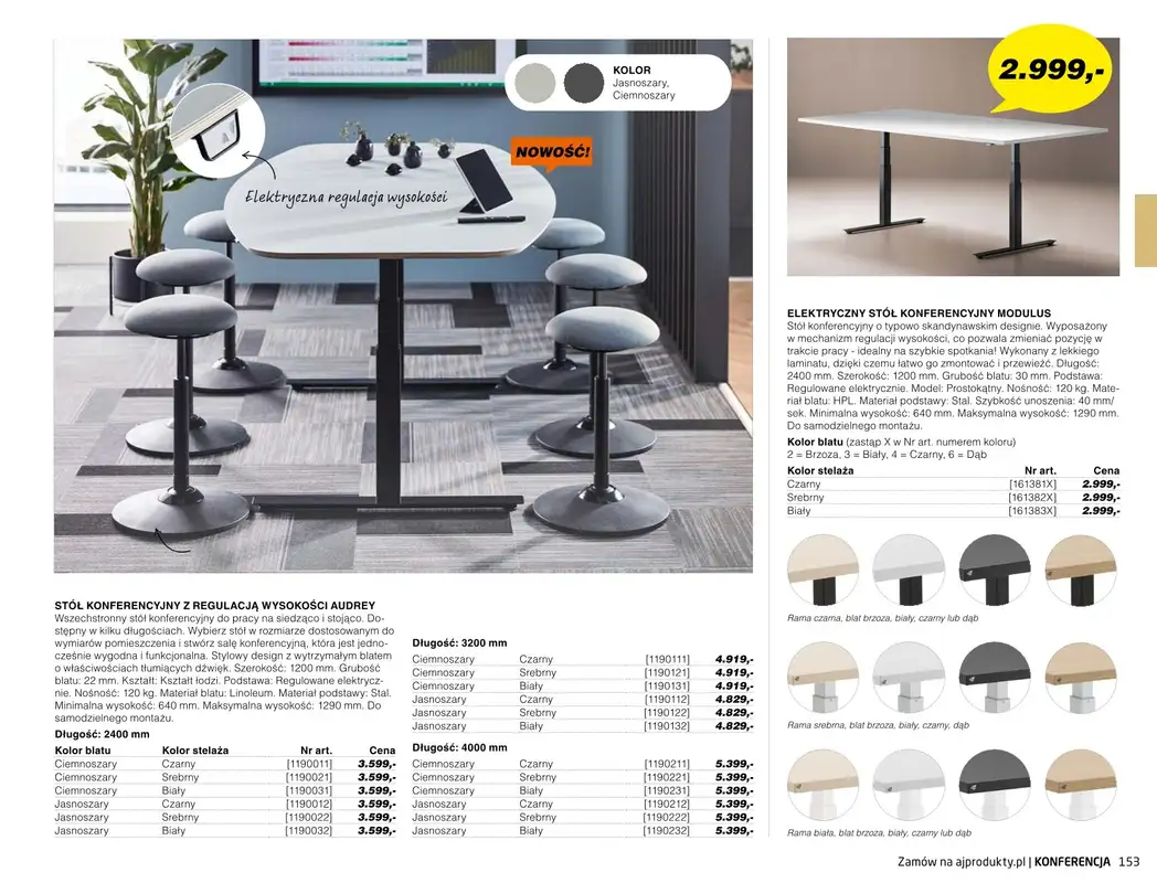 AJ Produkty - gazetka promocyjna Konferencja - katalog jesień od środy 01.09 do poniedziałku 31.01 - strona 26