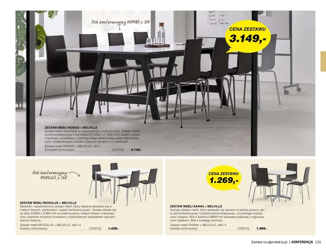 AJ Produkty - gazetka promocyjna Konferencja - katalog jesień od środy 01.09 do poniedziałku 31.01 - strona 4