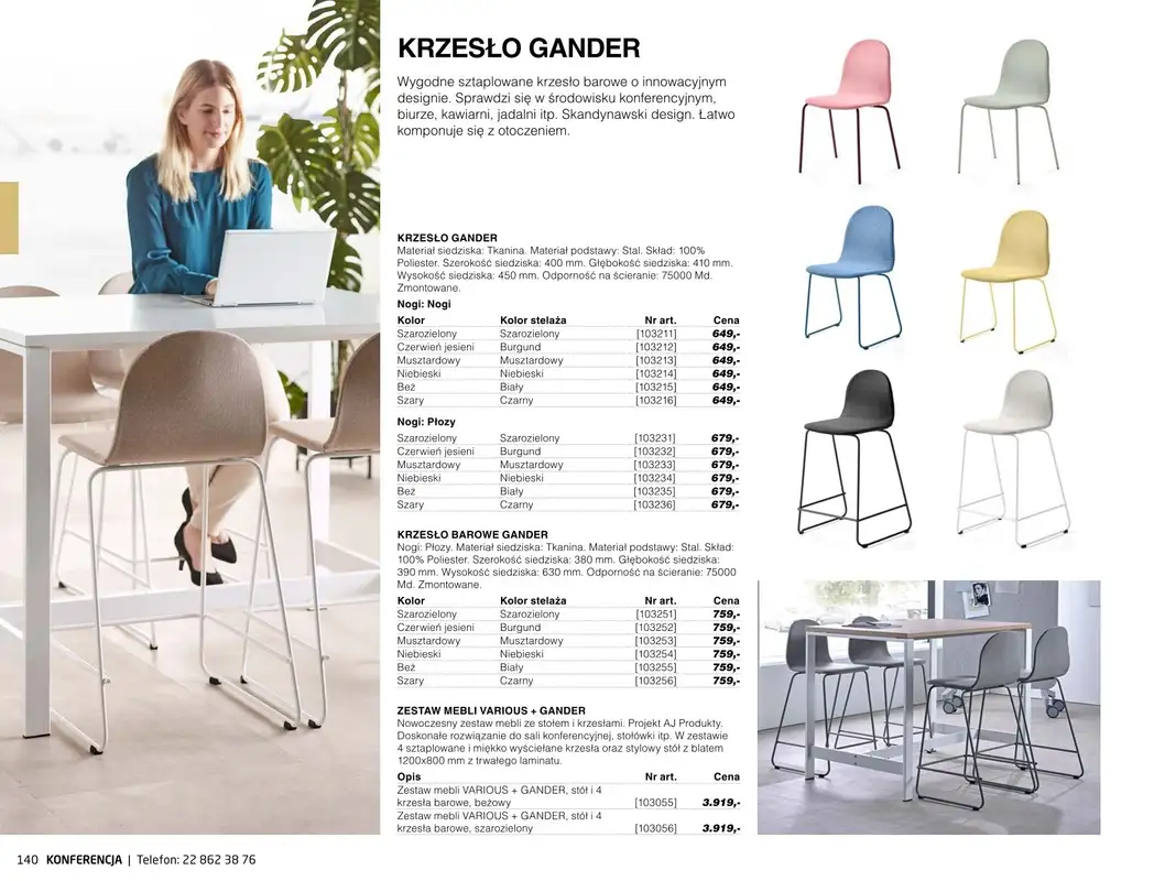 AJ Produkty - gazetka promocyjna Konferencja - katalog jesień od środy 01.09 do poniedziałku 31.01 - strona 13