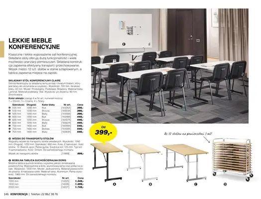 AJ Produkty - gazetka promocyjna Konferencja - katalog jesień od środy 01.09 do poniedziałku 31.01 - strona 19 AJ Produkty - gazetka promocyjna Konferencja - katalog jesień od środy 01.09 do poniedziałku 31.01 - strona 19