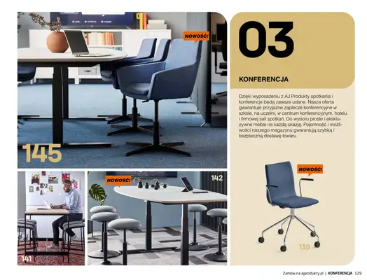AJ Produkty - gazetka promocyjna Konferencja - katalog jesień od środy 01.09 do poniedziałku 31.01 - strona 2 AJ Produkty - gazetka promocyjna Konferencja - katalog jesień od środy 01.09 do poniedziałku 31.01 - strona 2