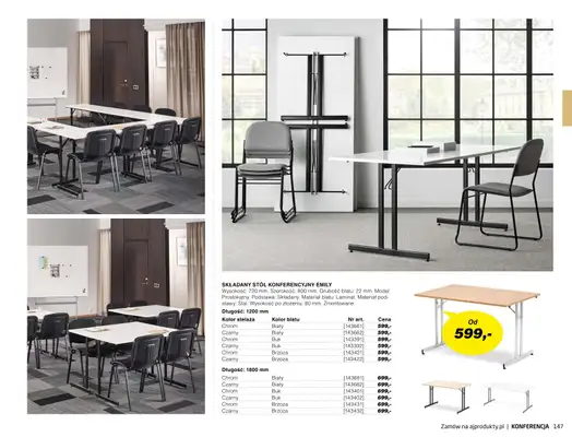 AJ Produkty - gazetka promocyjna Konferencja - katalog jesień od środy 01.09 do poniedziałku 31.01 - strona 20 AJ Produkty - gazetka promocyjna Konferencja - katalog jesień od środy 01.09 do poniedziałku 31.01 - strona 20