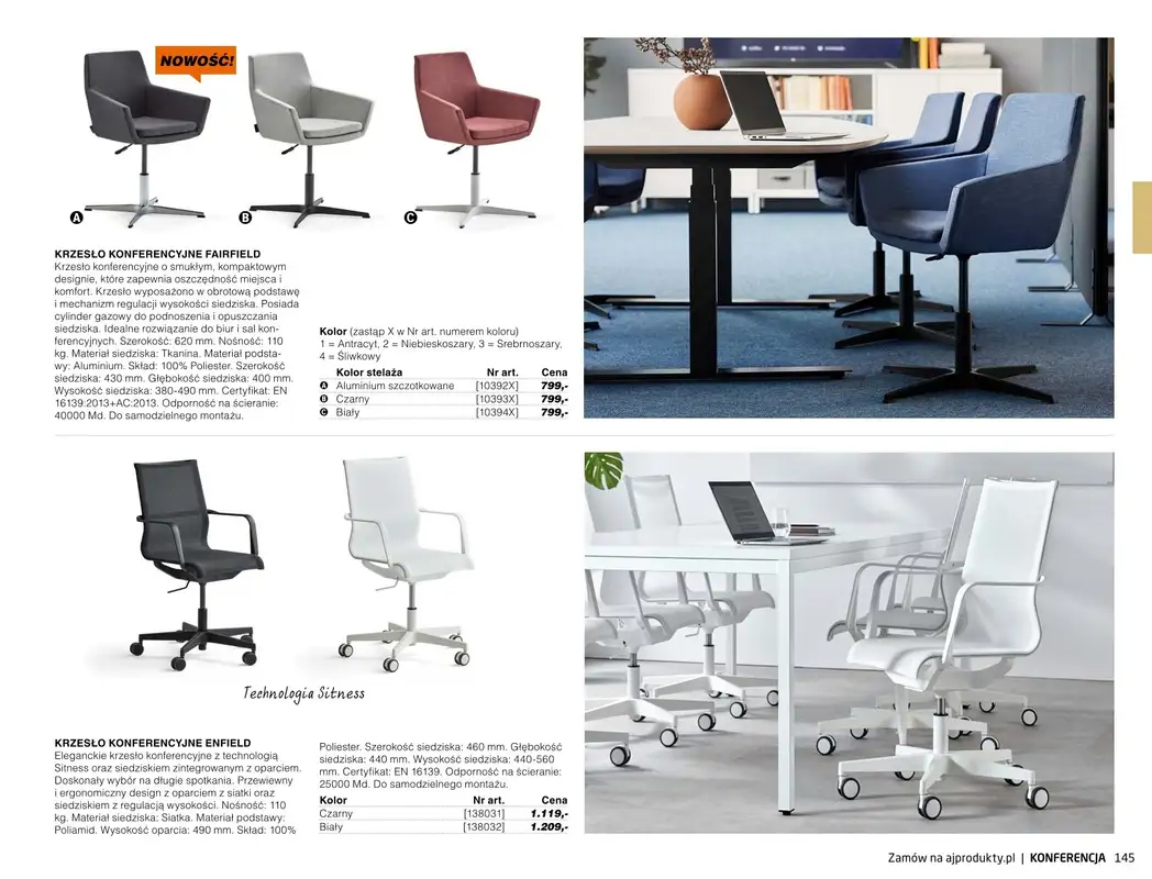 AJ Produkty - gazetka promocyjna Konferencja - katalog jesień od środy 01.09 do poniedziałku 31.01 - strona 18