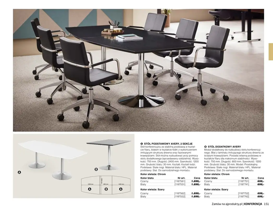 AJ Produkty - gazetka promocyjna Konferencja - katalog jesień od środy 01.09 do poniedziałku 31.01 - strona 24