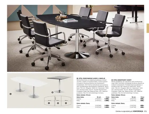 AJ Produkty - gazetka promocyjna Konferencja - katalog jesień od środy 01.09 do poniedziałku 31.01 - strona 24 AJ Produkty - gazetka promocyjna Konferencja - katalog jesień od środy 01.09 do poniedziałku 31.01 - strona 24