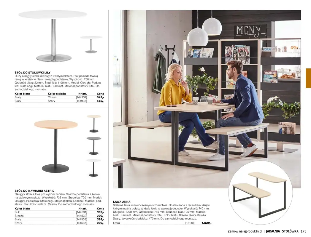 AJ Produkty - gazetka promocyjna Stołówka - katalog jesień od środy 01.09 do poniedziałku 31.01 - strona 20