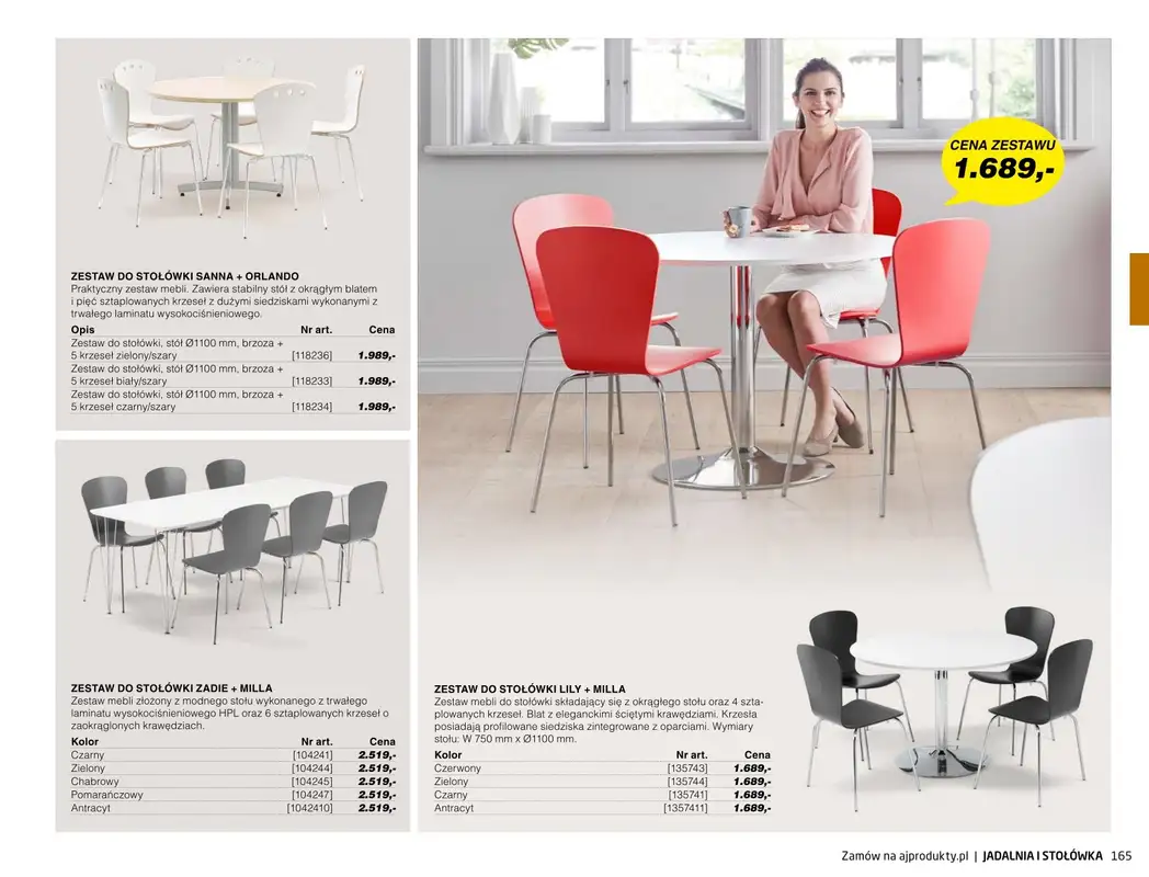 AJ Produkty - gazetka promocyjna Stołówka - katalog jesień od środy 01.09 do poniedziałku 31.01 - strona 12