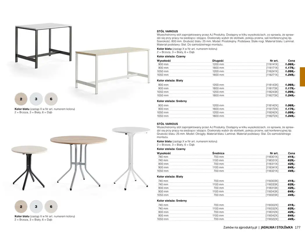 AJ Produkty - gazetka promocyjna Stołówka - katalog jesień od środy 01.09 do poniedziałku 31.01 - strona 24