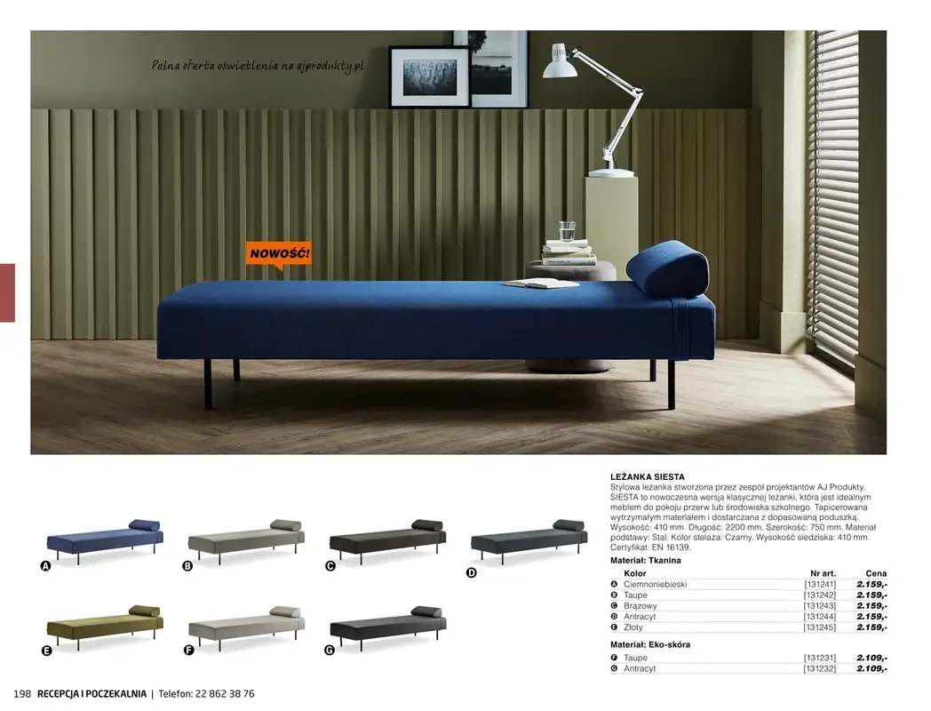 AJ Produkty - gazetka promocyjna Recepcja i poczekalnia - katalog jesień od środy 01.09 do poniedziałku 31.01 - strona 13