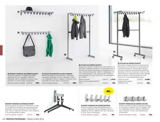 AJ Produkty - gazetka promocyjna Recepcja i poczekalnia - katalog jesień od środy 01.09 do poniedziałku 31.01 - strona 29 AJ Produkty - gazetka promocyjna Recepcja i poczekalnia - katalog jesień od środy 01.09 do poniedziałku 31.01 - strona 29