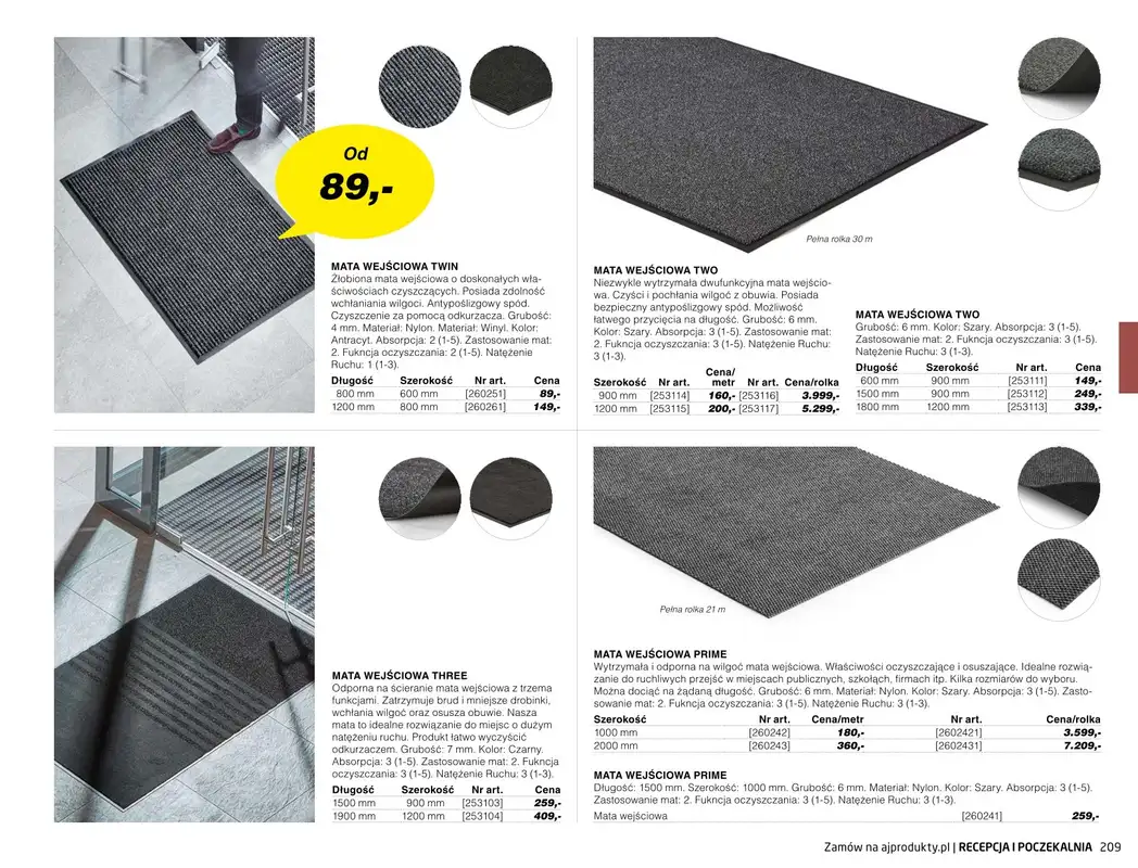 AJ Produkty - gazetka promocyjna Recepcja i poczekalnia - katalog jesień od środy 01.09 do poniedziałku 31.01 - strona 24