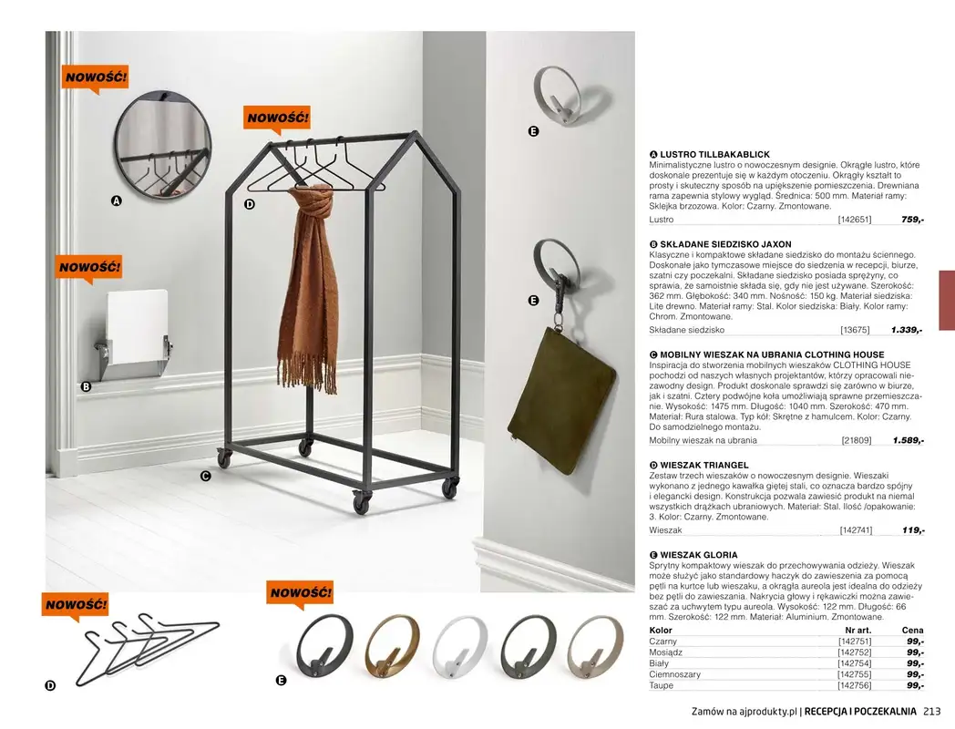 AJ Produkty - gazetka promocyjna Recepcja i poczekalnia - katalog jesień od środy 01.09 do poniedziałku 31.01 - strona 28