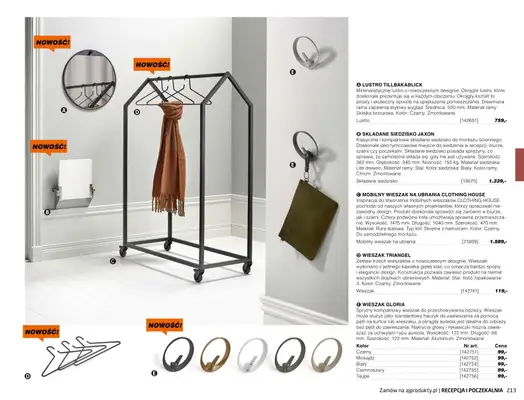 AJ Produkty - gazetka promocyjna Recepcja i poczekalnia - katalog jesień od środy 01.09 do poniedziałku 31.01 - strona 28 AJ Produkty - gazetka promocyjna Recepcja i poczekalnia - katalog jesień od środy 01.09 do poniedziałku 31.01 - strona 28
