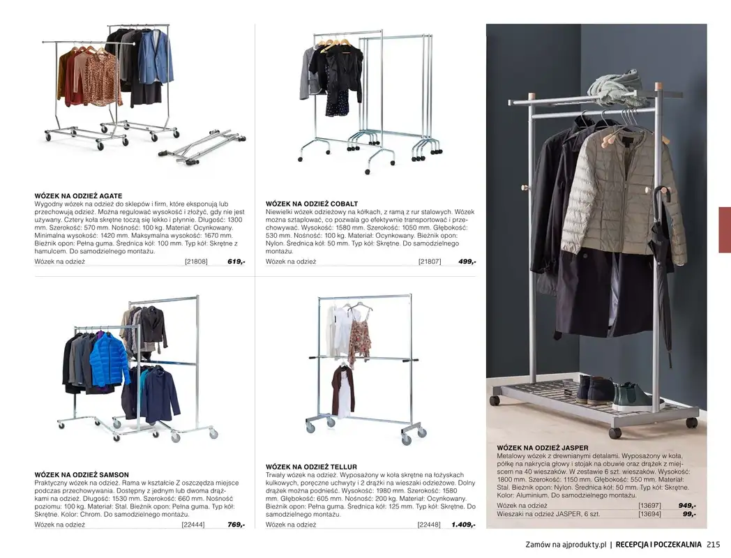 AJ Produkty - gazetka promocyjna Recepcja i poczekalnia - katalog jesień od środy 01.09 do poniedziałku 31.01 - strona 30