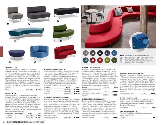 AJ Produkty - gazetka promocyjna Recepcja i poczekalnia - katalog jesień od środy 01.09 do poniedziałku 31.01 - strona 17 AJ Produkty - gazetka promocyjna Recepcja i poczekalnia - katalog jesień od środy 01.09 do poniedziałku 31.01 - strona 17