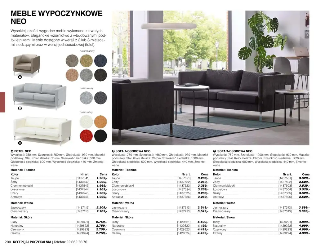 AJ Produkty - gazetka promocyjna Recepcja i poczekalnia - katalog jesień od środy 01.09 do poniedziałku 31.01 - strona 15