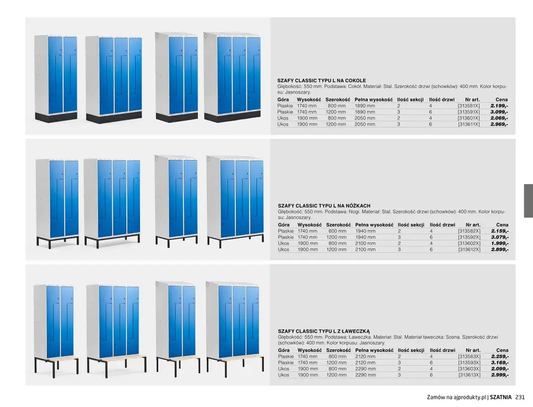 AJ Produkty - gazetka promocyjna Szatnia - katalog jesień od środy 01.09 do poniedziałku 31.01 - strona 14