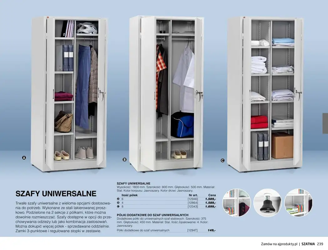 AJ Produkty - gazetka promocyjna Szatnia - katalog jesień od środy 01.09 do poniedziałku 31.01 - strona 22