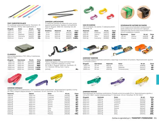 AJ Produkty - gazetka promocyjna Transport i podnoszenie - katalog jesień od środy 01.09 do poniedziałku 31.01 - strona 46 AJ Produkty - gazetka promocyjna Transport i podnoszenie - katalog jesień od środy 01.09 do poniedziałku 31.01 - strona 46