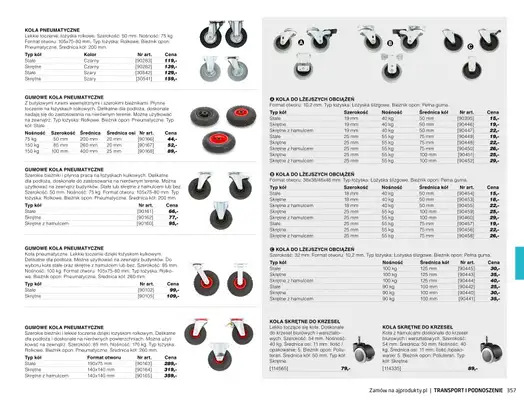 AJ Produkty - gazetka promocyjna Transport i podnoszenie - katalog jesień od środy 01.09 do poniedziałku 31.01 - strona 52 AJ Produkty - gazetka promocyjna Transport i podnoszenie - katalog jesień od środy 01.09 do poniedziałku 31.01 - strona 52