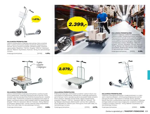 AJ Produkty - gazetka promocyjna Transport i podnoszenie - katalog jesień od środy 01.09 do poniedziałku 31.01 - strona 24 AJ Produkty - gazetka promocyjna Transport i podnoszenie - katalog jesień od środy 01.09 do poniedziałku 31.01 - strona 24