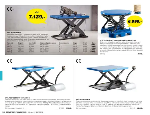 AJ Produkty - gazetka promocyjna Transport i podnoszenie - katalog jesień od środy 01.09 do poniedziałku 31.01 - strona 43 AJ Produkty - gazetka promocyjna Transport i podnoszenie - katalog jesień od środy 01.09 do poniedziałku 31.01 - strona 43