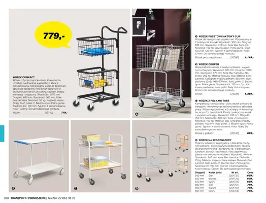 AJ Produkty - gazetka promocyjna Transport i podnoszenie - katalog jesień od środy 01.09 do poniedziałku 31.01 - strona 3 AJ Produkty - gazetka promocyjna Transport i podnoszenie - katalog jesień od środy 01.09 do poniedziałku 31.01 - strona 3