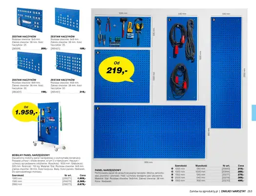 AJ Produkty - gazetka promocyjna Zakład i warsztat - katalog jesień od środy 01.09 do poniedziałku 31.01 - strona 21 AJ Produkty - gazetka promocyjna Zakład i warsztat - katalog jesień od środy 01.09 do poniedziałku 31.01 - strona 21