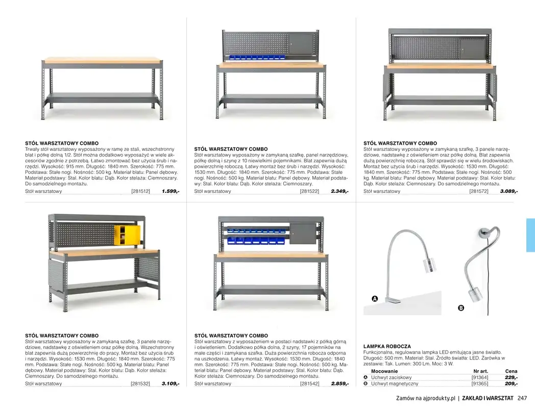 AJ Produkty - gazetka promocyjna Zakład i warsztat - katalog jesień od środy 01.09 do poniedziałku 31.01 - strona 5