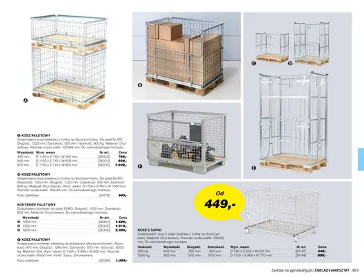 AJ Produkty - gazetka promocyjna Zakład i warsztat - katalog jesień od środy 01.09 do poniedziałku 31.01 - strona 61 AJ Produkty - gazetka promocyjna Zakład i warsztat - katalog jesień od środy 01.09 do poniedziałku 31.01 - strona 61